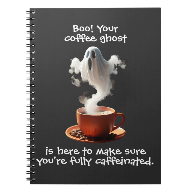 Coffee Ghost Notebook (Front)