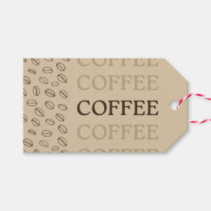 Coffee Gift Tag – Retro Coffee Beans