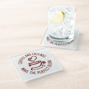 coffee glass coaster