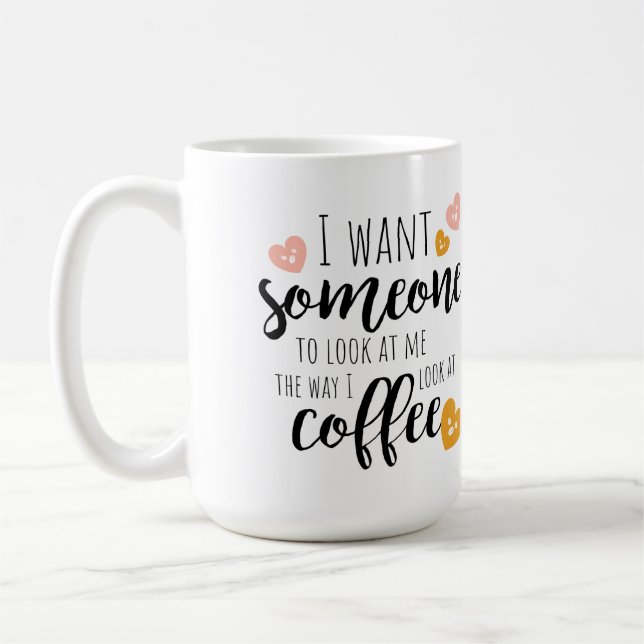 Coffee glass coffee mug (Left)