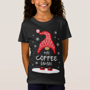 Coffee Gnome Matching Family Christmas Costume Cof T-Shirt