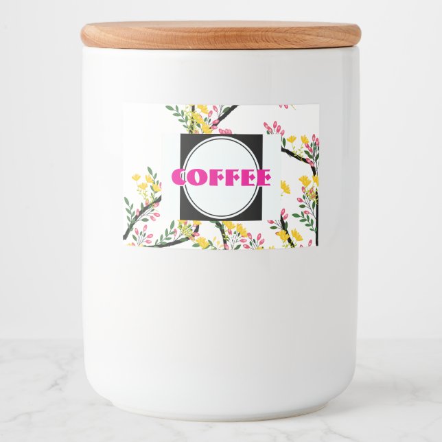 Coffee Good Food Container  Label (Front)