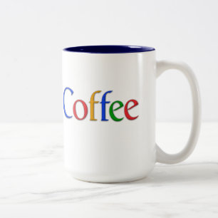 coffee (google logo) mug