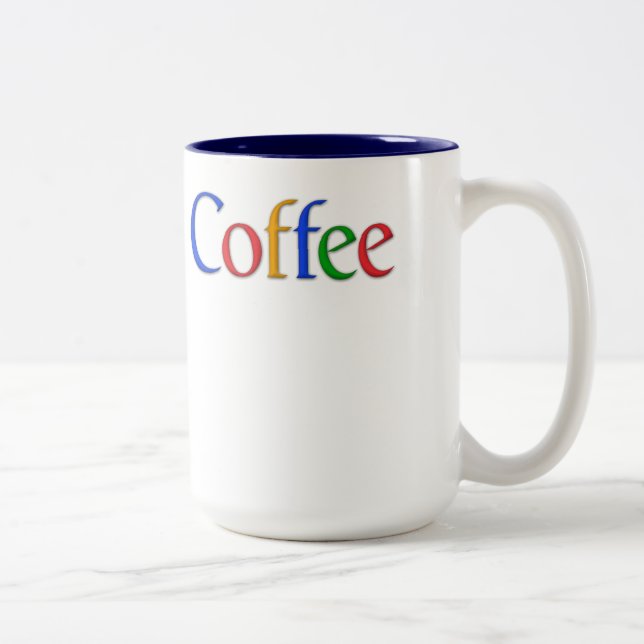 coffee "google" mug (Right)