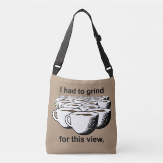 Coffee Grind for this View Crossbody Bag