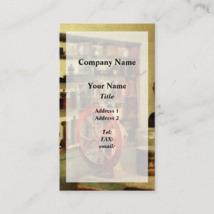 Coffee Grinder and Canister of Sugar Business Card