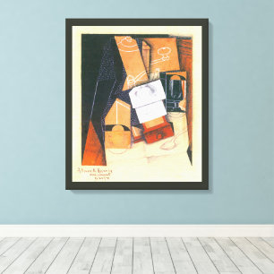 Coffee Grinder by Juan Gris, Vintage Cubism Art Canvas Print