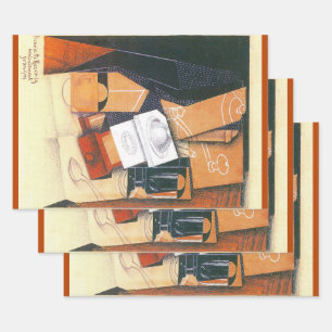 Coffee Grinder by Juan Gris, Vintage Cubism Art Wrapping Paper Sheet
