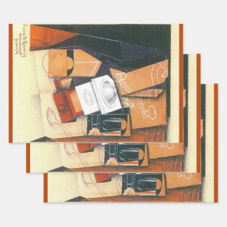 Coffee Grinder by Juan Gris, Vintage Cubism Art Wrapping Paper Sheet