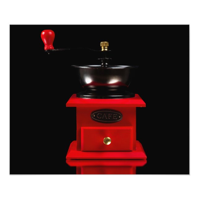 Coffee grinder photo print (Front)