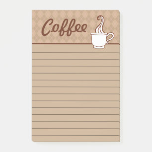 Coffee Grocery Shopping List Gift Post-it Notes