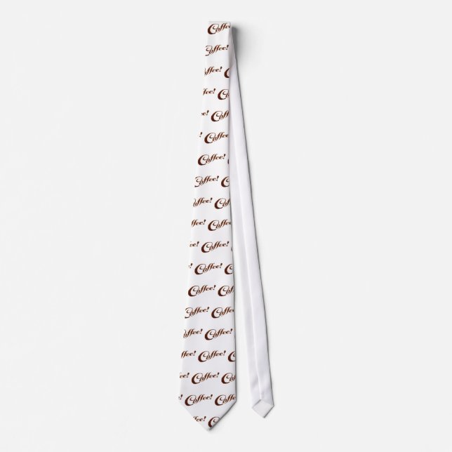 Coffee Grounds Coffee - Tie (Front)