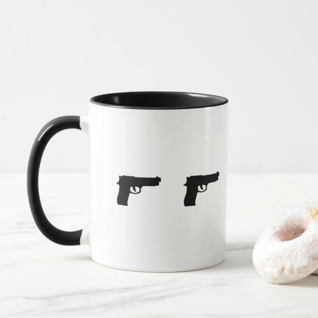Coffee Gun Mug (With Donut)