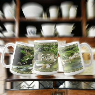 Coffee, Happy Thoughts & Harmony 0365 Coffee Mug