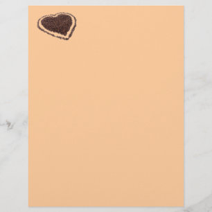Coffee Heart Letter Head
