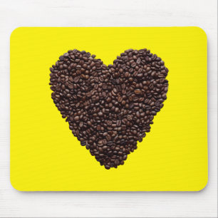 Coffee Heart Mouse Mat