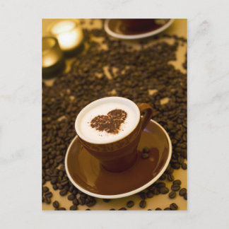 Coffee Heart Postcard