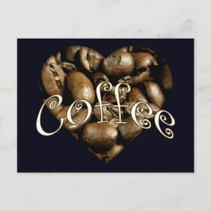 Coffee Heart Postcard