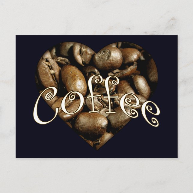 Coffee Heart Postcard (Front)