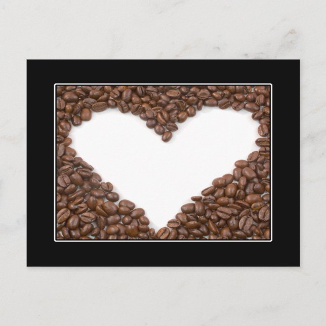 Coffee Heart Postcard (Front)
