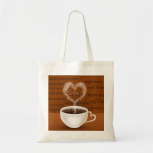 Coffee? Heart Shaped Smoke - Budget Tote Bag