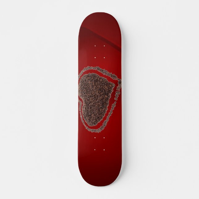 Coffee Heart Skateboard (Front)