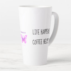 COFFEE HELPS LATTE MUG