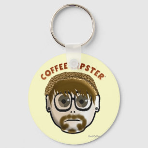 Coffee Hipster - keychain