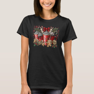 Coffee Holiday Christmas Coffee Gingerbread Cookie T-Shirt