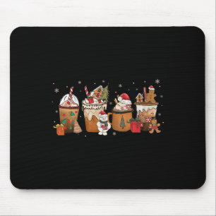 Coffee Hot Cocoa Merry Christmas Xmas Family  Mouse Mat
