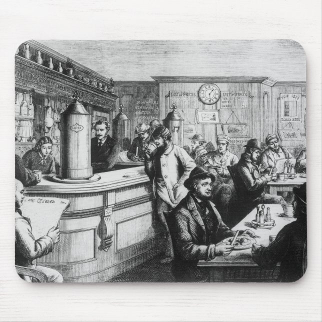 Coffee house, Clerkenwell Mouse Mat (Front)