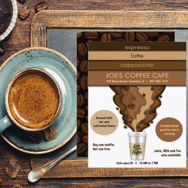 coffee house flyer invitation (Creator Uploaded)