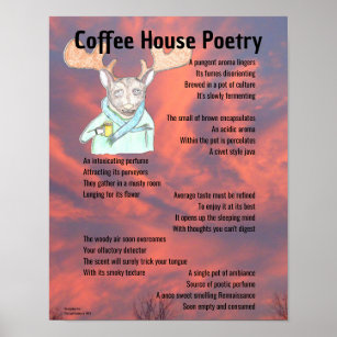 Coffee House Poetry Poster