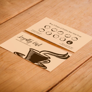Coffee House / Shop Loyalty Card