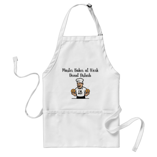 Coffee House Sleuths Apron: Master Baker at Work Standard Apron (Front)
