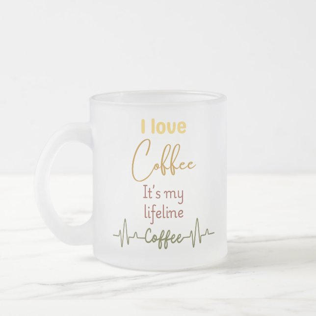 coffee humour mug gift idea for caffeine addicts (Left)