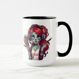 Coffee   I love my Akashic   Zombie Elodie Mug