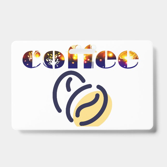 coffee ID badge (Front)