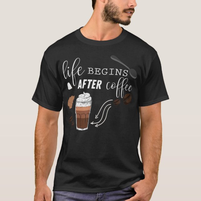 Coffee  idea coffee because murder  T-Shirt (Front)