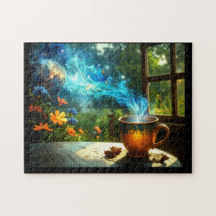 Coffee Imaginings Cafe Imagination Jigsaw Puzzle