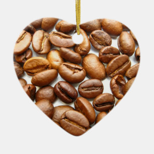 coffee in a christmas three ceramic tree decoration
