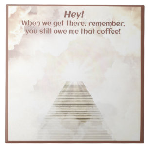 Coffee in heaven tile