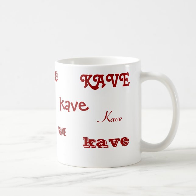 Coffee in Hungarian Mug (Right)