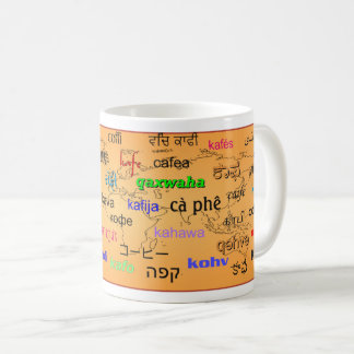 Coffee in Many Languages Coffee Mug