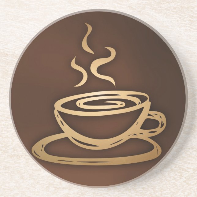 Coffee In My Cup Coaster (Front)
