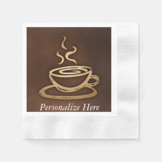 Coffee In My Cup Napkin