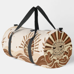 Coffee In My Hand You In My Head Quote Duffle Bag