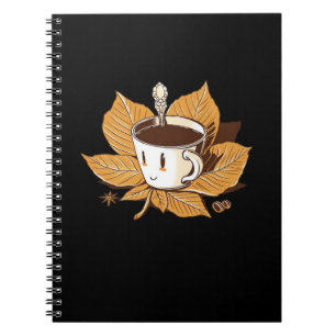 Coffee In The Fall Autumn It’s Fall Y’all Notebook