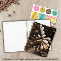 Coffee Inspired Mocha and Cream Journal