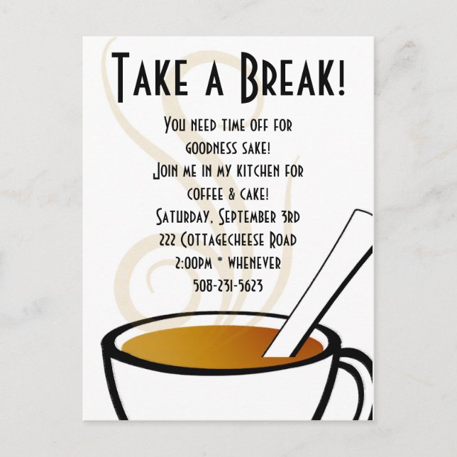 Coffee Invitation (Front)